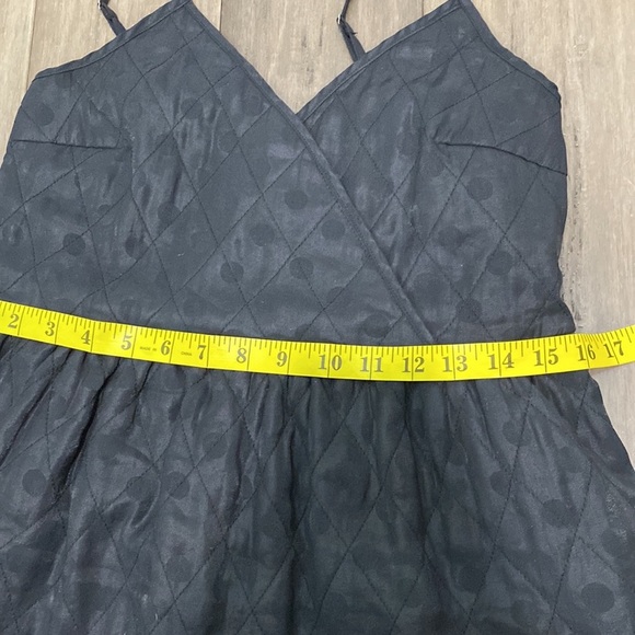 Vila cami mini dress in black quilted - Picture 12 of 14